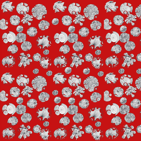 redcircles fabric by akua on Spoonflower - custom fabric