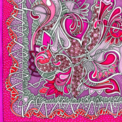 Sew and Cut Fringed napkin, scarf, or palcemat