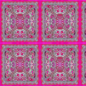 Sew and Cut Fringed napkin, scarf, or palcemat