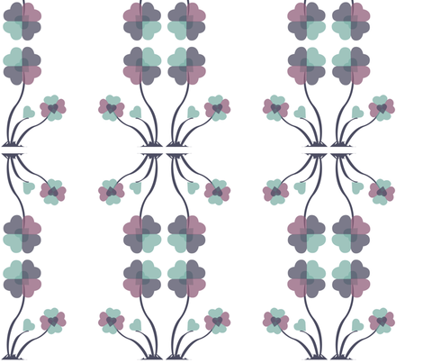 Heartflowers3 fabric by msnina on Spoonflower - custom fabric