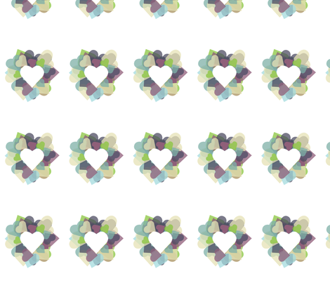 HeartHeart fabric by msnina on Spoonflower - custom fabric