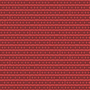 Evil Robot Binary (Red)
