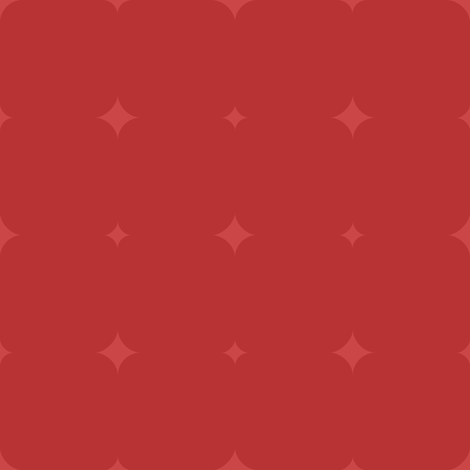 Retro Stars - Tomato fabric by luckylucille on Spoonflower - custom fabric