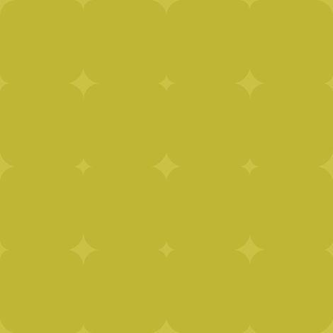 Retro Stars - Pea Green fabric by luckylucille on Spoonflower - custom fabric