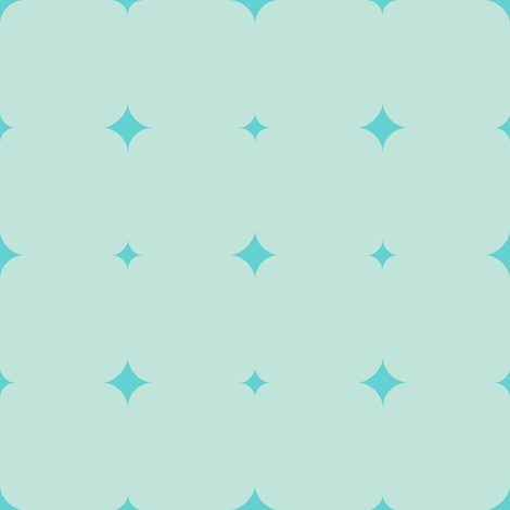 Retro Stars - Aqua