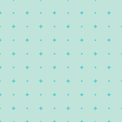Retro Stars - Aqua