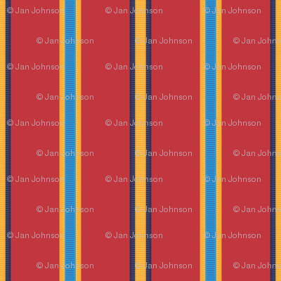 Medal Stripe - in true red