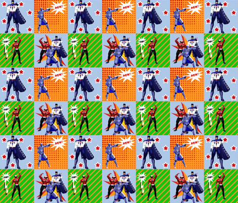 SUPERHEROES fabric by arttreedesigns on Spoonflower - custom fabric
