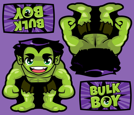 BulkBoy fabric by spriteattack on Spoonflower - custom fabric