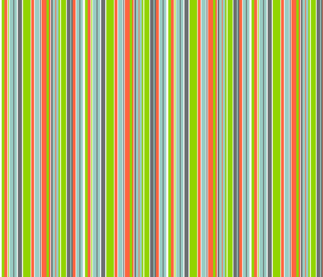 Striped Tangerine fabric by wild_berry on Spoonflower - custom fabric