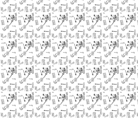Ninjas fabric by victoria561 on Spoonflower - custom fabric