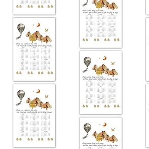 2013 Calendar fabric and wallpaper