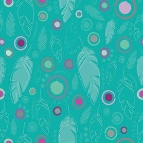 Feather chalk spots
