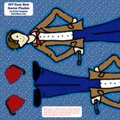 Doctor Who Inspired Matt Smith DIY Pillow Project
