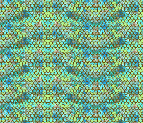 dragon and snake skin fabric by katarina on Spoonflower - custom fabric