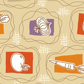 salad toss tea towel