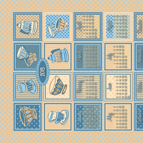 2013 chai tea tea towel calendar