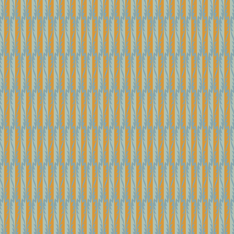 Gypsy_Leaf_Stripe_B fabric by modernprintcraft on Spoonflower - custom fabric