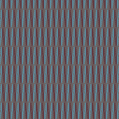 Gypsy_Leaf_Stripe_E fabric by modernprintcraft on Spoonflower - custom fabric