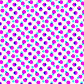 CMYK halftone dots - lavender