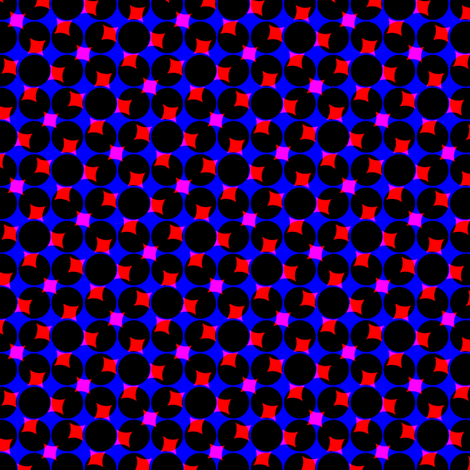 CMYK halftone dots - dark violet