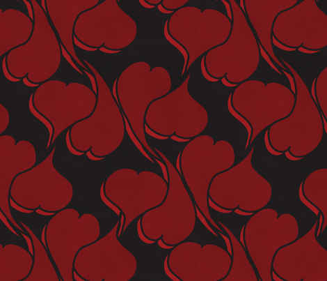 hearts suite fabric by open-shop on Spoonflower - custom fabric