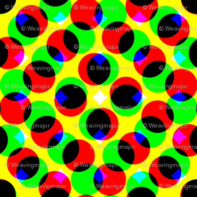 CMYK halftone dots - khaki