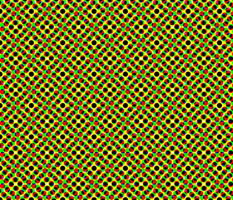 CMYK halftone dots - khaki fabric by weavingmajor on Spoonflower - custom fabric