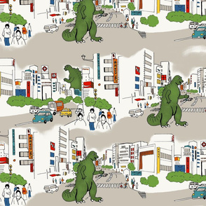 Godzilla Toile