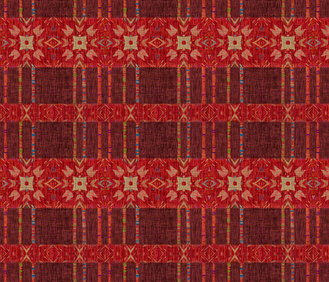 Ikat Weave Color Threads
