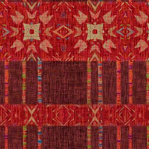 Ikat Weave Color Threads