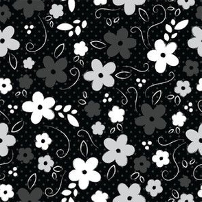 sketchy floral