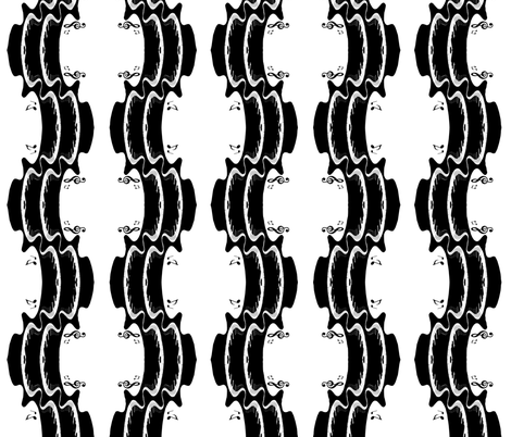Sound Waves fabric by whimzwhirled on Spoonflower - custom fabric