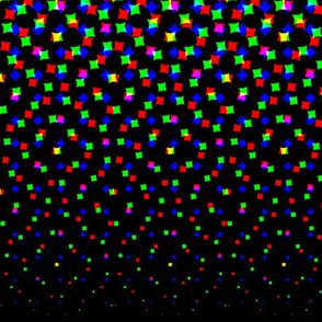 CMYK halftone gradient - black/white