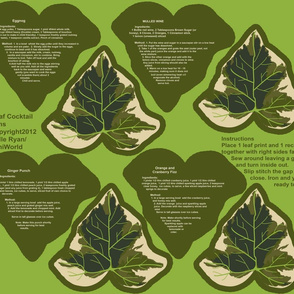Ivy leaf Cocktail Napkins