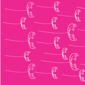 Pink Tea-towel