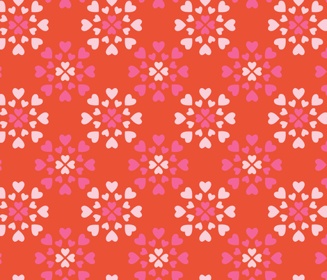 Hearts fabric by pattern_bakery on Spoonflower - custom fabric