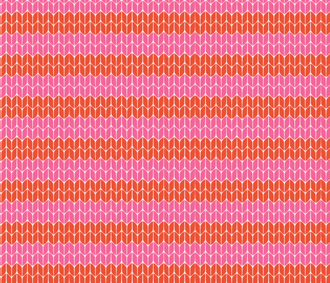 Knit-red fabric by pattern_bakery on Spoonflower - custom fabric