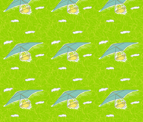 FlyBabyOwl fabric by edrouga on Spoonflower - custom fabric