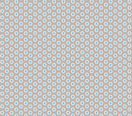 Daisy Blue fabric by bymarie on Spoonflower - custom fabric