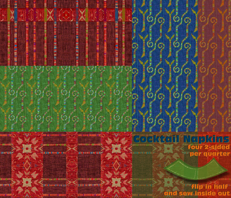 Holiday Cocktail Napkins