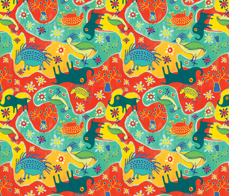 AfricanInspired fabric by mandakay on Spoonflower - custom fabric
