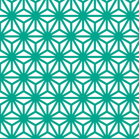 asanoha in emerald