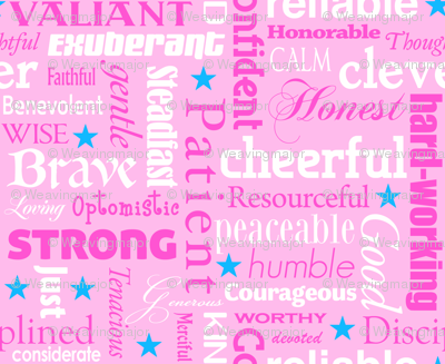 heroic in pink