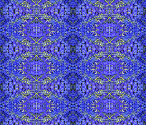 Blue Belles fabric by susaninparis on Spoonflower - custom fabric