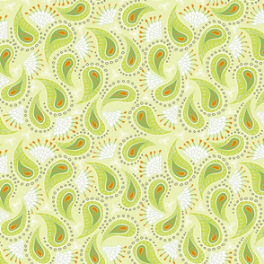 paisley - lime