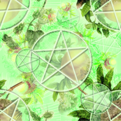 Mint Pomegranate Pentacles
