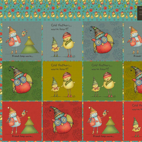 Holidays with friends (fat quarter napkin set)