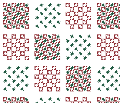 holiday_napkins_big fabric by nikkilpatterson on Spoonflower - custom fabric