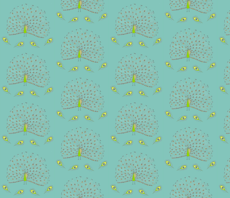 peacock1 fabric by rutherbrad on Spoonflower - custom fabric
